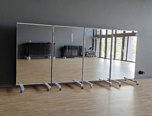 Miroir de danse mobile 190 x 100cm